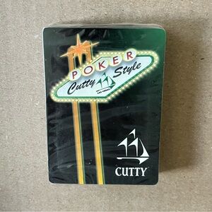 Vintage Cutty Poker Playing Cards Las Vegas Casino Style Retro Gambling Deck NEW